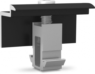 K2 DomeClamp End Klemme 30-50 mm, schwarz eloxiert