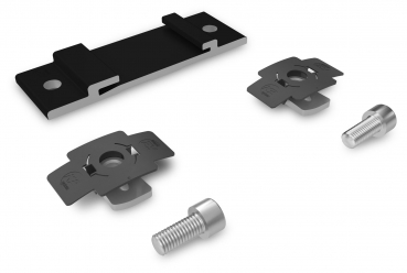 InsertionRail 2.0 CrossConnector Black, Montagehalterung-Set InsertionRail 2.0 schwarz